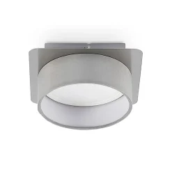 Lindby loftslampe Aviola, metal, tekstil, 18 cm lang