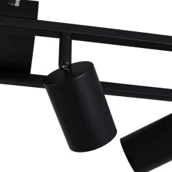 loftspot Bravius, sort, 6 lyskilder, jern^Lindby Discount