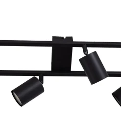 loftspot Bravius, sort, 6 lyskilder, jern^Lindby Discount