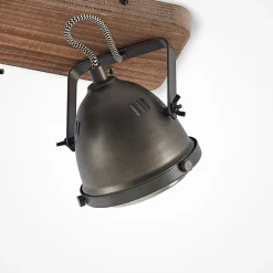 loftspot Farovi, sort, 27 cm, 2 lyskilder, GU10^Lindby Discount