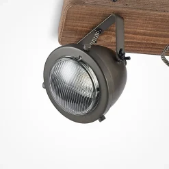 loftspot Farovi, sort, 27 cm, 2 lyskilder, GU10^Lindby Discount