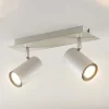 Lindby Gang|Loftlamper>loftspot Joffrey, 31 cm, 2 lyskilder, hvid, GU10