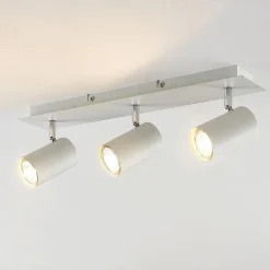 loftspot Joffrey, 49 cm, hvid, 3 lyskilder, GU10^Lindby