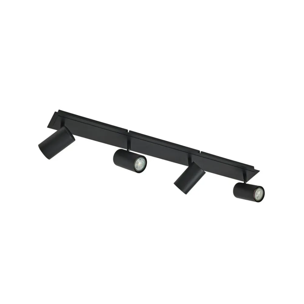 Lindby Loftlamper|Loftlamper>loftspot Joffrey, 80 cm, sort, 4 lyskilder, GU10