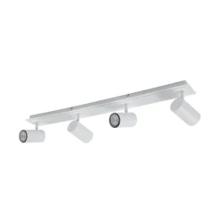 loftspot Joffrey, 80 cm, hvid, 4 lyskilder, GU10^Lindby Outlet