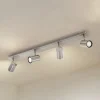 Lindby Loftlamper|Loftlamper>loftspot Joffrey, 80 cm, nikkel, 4 lyskilder, GU10