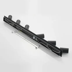 Lindby loftspot Joffrey, 116 cm, sort, 6 lyskilder, GU10