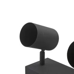 Lindby loftspot Jorell, 35 cm, sort, 3 lyskilder, metal