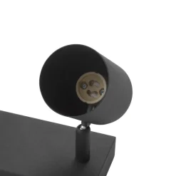 Lindby loftspot Jorell, 35 cm, sort, 3 lyskilder, metal