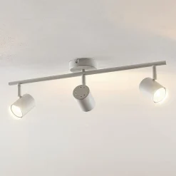 Lindby Gang|Loftlamper>loftspot Jorell, hvid, 55 cm, 3 lyskilder, metal, GU10