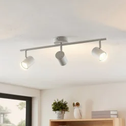 Lindby Gang|Loftlamper>loftspot Jorell, hvid, 55 cm, 3 lyskilder, metal, GU10