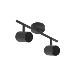 loftspot Jorell, sort, 31 cm, 2 lyskilder, GU10^Lindby Best