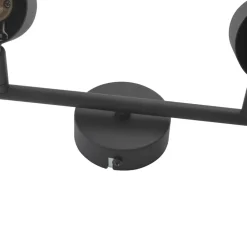 loftspot Jorell, sort, 31 cm, 2 lyskilder, GU10^Lindby Best