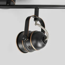 loftspot Leonor, 4 lyskilder, sort, metal, 78 cm^Lindby Outlet