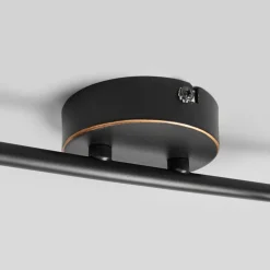 loftspot Leonor, 4 lyskilder, sort, metal, 78 cm^Lindby Outlet