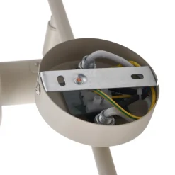 Lindby loftspot Ovelia, beige, 80 cm, 4 lyskilder, E27