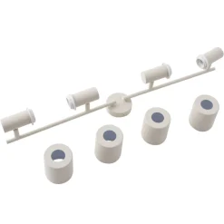 Lindby loftspot Ovelia, beige, 80 cm, 4 lyskilder, E27