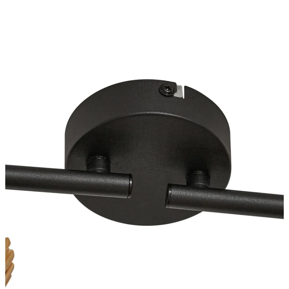 loftspot Stralino, 4 lyskilder, længde 60 cm, træ^Lindby Sale