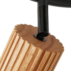 loftspot Stralino, 3 lyskilder, Ø31cm, træ, GU10^Lindby Clearance