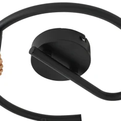 loftspot Stralino, 3 lyskilder, Ø31cm, træ, GU10^Lindby Clearance