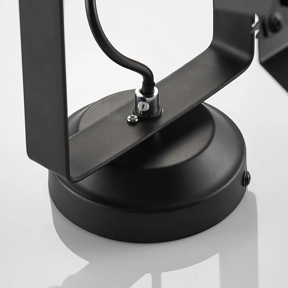 Lindby Gang|Loftlamper>loftspot Tilen, 1 lyskilde, sort, metal, 38 cm