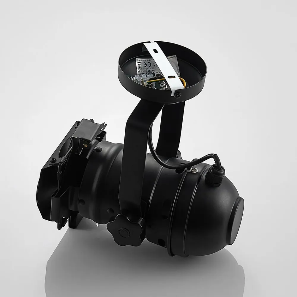 Lindby Gang|Loftlamper>loftspot Tilen, 1 lyskilde, sort, metal, 38 cm