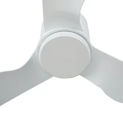 Lindby loftventilator Aulo, hvid, DC, støjsvag, Ø 123 cm