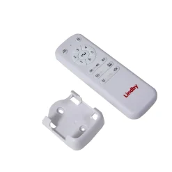 Lindby loftventilator Aulo, hvid, DC, støjsvag, Ø 123 cm