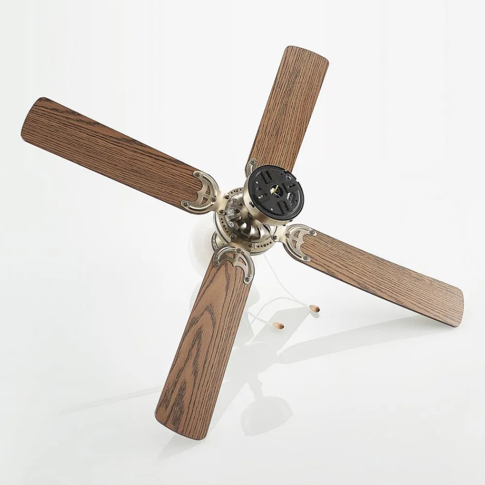 loftventilator med lys Rakan, støjsvag, Ø 106 cm^Lindby Sale