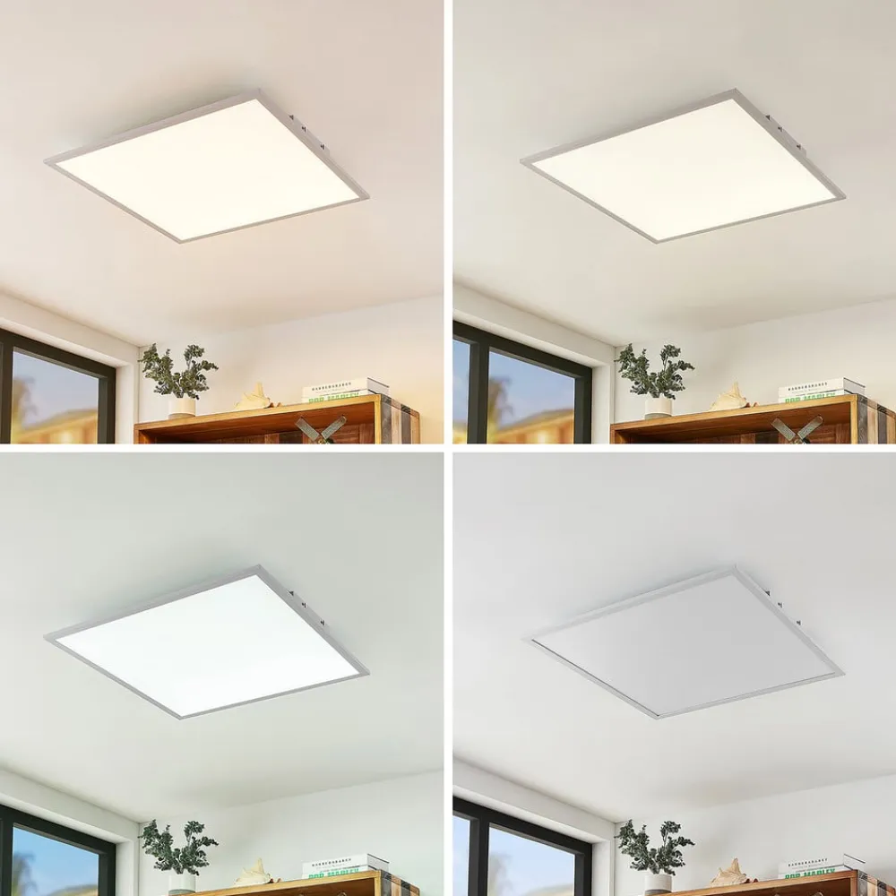 Lindby Arbejdsrum/Kontor|Gang>Luay LED-panel, 60 x 60 cm, hvid, 3000-6000K