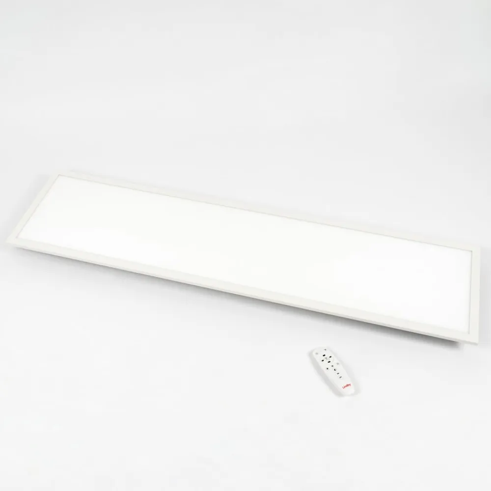 Lindby Arbejdsrum/Kontor|Gang>Luay LED-panel, 120 x 30 cm, hvid, 3000-6000K
