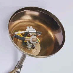 lysekrone Marnia, 5 lyskilder, Ø 40 cm, antik messing, E14^Lindby Hot