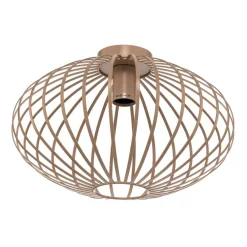 Lindby Maivi loftslampe, beige, 40 cm, jern, bur