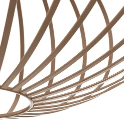 Lindby Maivi loftslampe, beige, 40 cm, jern, bur