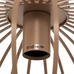 Lindby Maivi loftslampe, beige, 40 cm, jern, bur