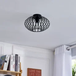 Maivi loftslampe, sort, 30 cm, jern, bur^Lindby Sale