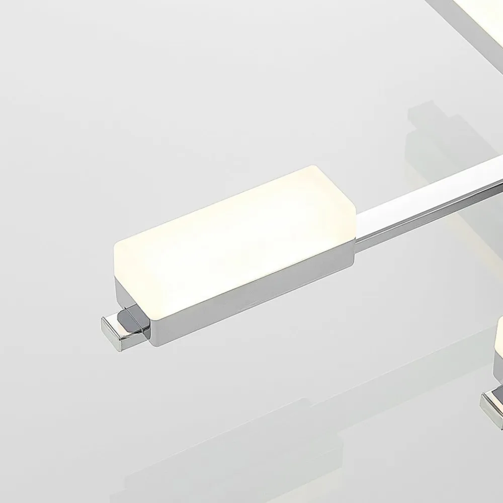 Mally LED-loftlampe i krom, 8 lyskilder^Lindby Discount