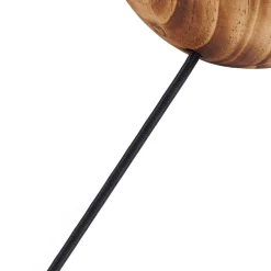 Mayumi bordlampe, højde 31 cm, træ, tekstil^Lindby Hot