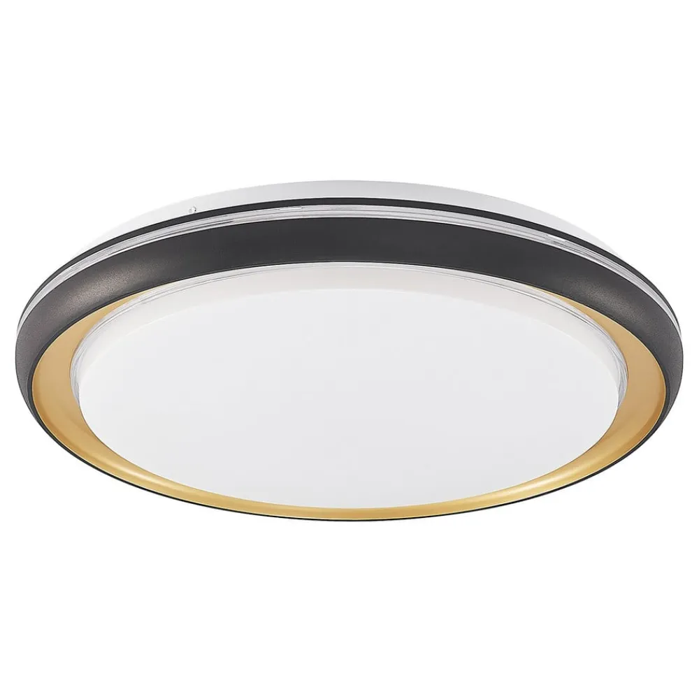 Melchioris LED-loftlampe, rund^Lindby