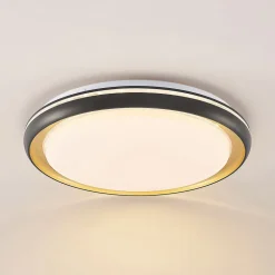 Melchioris LED-loftlampe, rund^Lindby