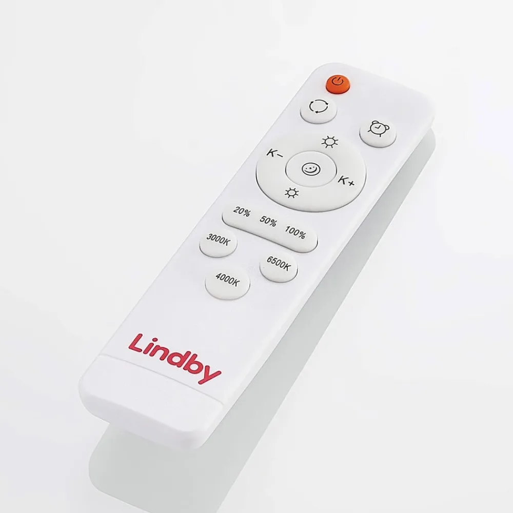 Melchioris LED-loftlampe, rund^Lindby