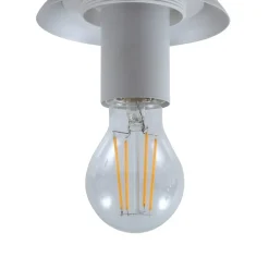 Lindby Meriala loftlampe hvid, glas Ø 25 cm