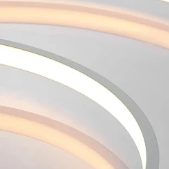 Nerwin LED-loftlampe, rund, hvid^Lindby Sale