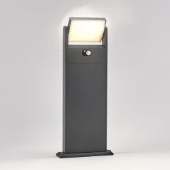 Lindby Solcelle Lampe Med Sensor|Gadebelysning Med Sensor><noscript><img width=