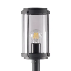 Ojali vejlampe, rund, mørkegrå^Lindby Online