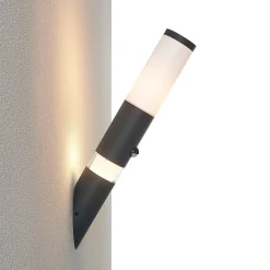 Okari udendørs væglampe med sensor fakkel^Lindby Discount