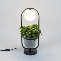 Orna bordlampe, 1 lyskilde, blomsterampel^Lindby Best