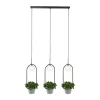 Lindby Orna hængelampe, 3 lyskilder, blomsterampel