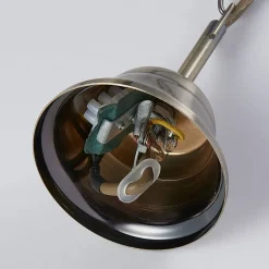 Lindby Otis pendellampe, Ø 30 cm, hvid, glas, kegle, E27