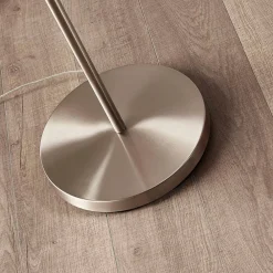 Parsa gulvlampe, hvid, tekstil, højde 167 cm, E27^Lindby Sale